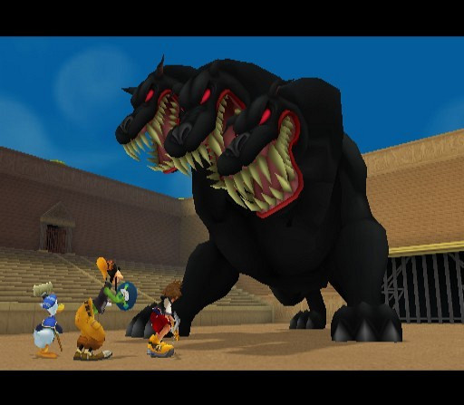 Скриншот из игры Kingdom Hearts (2002)