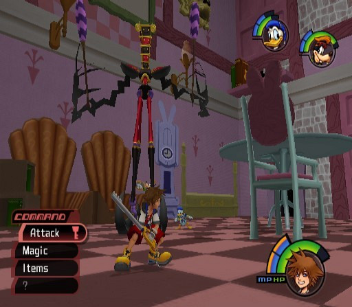 Скриншот из игры Kingdom Hearts (2002)