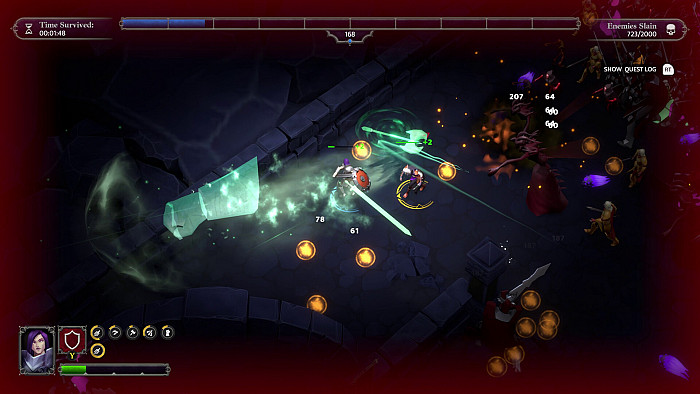 Скриншот из игры Pathfinder: Gallowspire Survivors