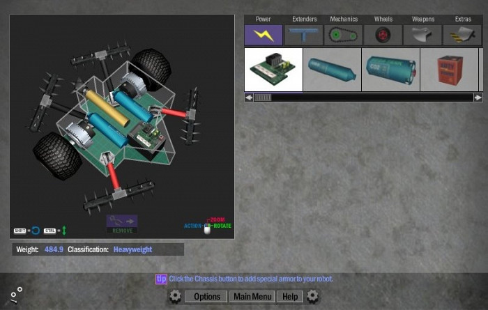 Скриншот из игры Robot Arena: Design & Destroy