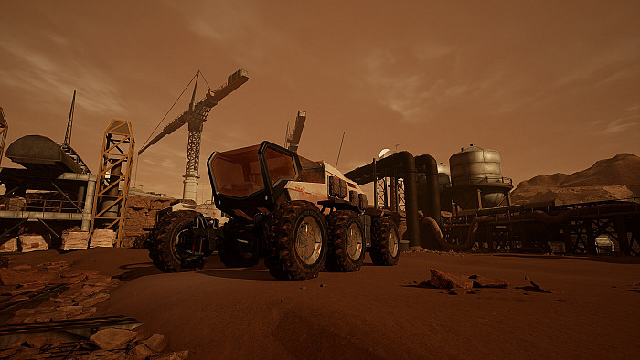 Скриншот из игры Deliver Us Mars