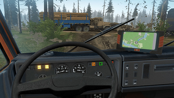 Скриншот из игры MudRunner VR