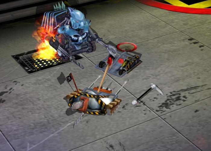 Скриншот из игры Robot Wars: Arenas of Destruction