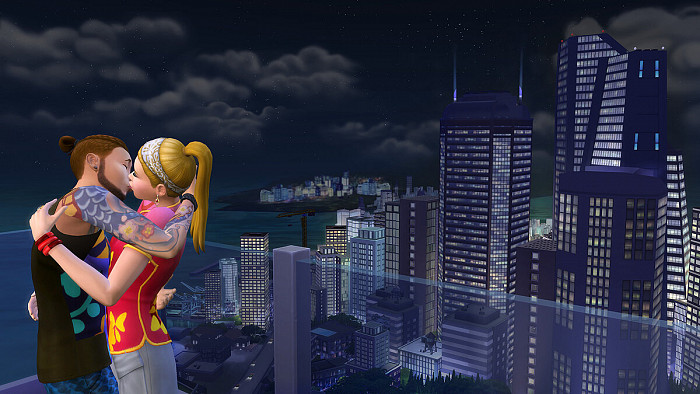 Скриншот из игры The Sims 4: City Living
