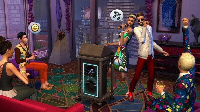 Скриншот из игры The Sims 4: City Living