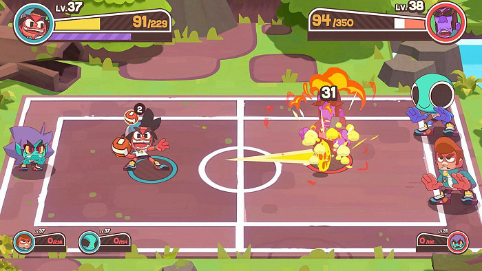 Скриншот из игры Dodgeball Academia