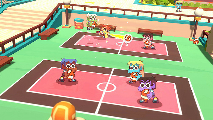 Скриншот из игры Dodgeball Academia