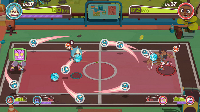 Скриншот из игры Dodgeball Academia