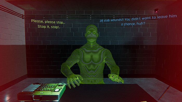Скриншот из игры Doki Doki AI Interrogation