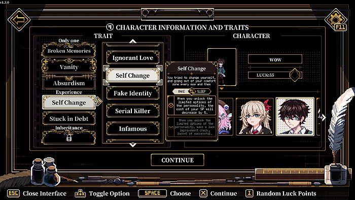 Скриншот из игры Depersonalization