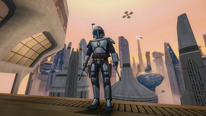 Скриншот из игры Star Wars: Bounty Hunter (2024)