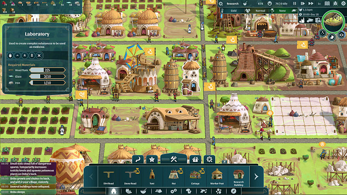 Скриншот из игры The Wandering Village
