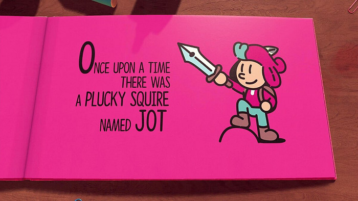 Скриншот из игры The Plucky Squire