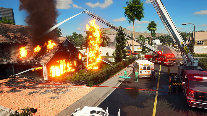 Скриншот из игры Firefighting Simulator - The Squad