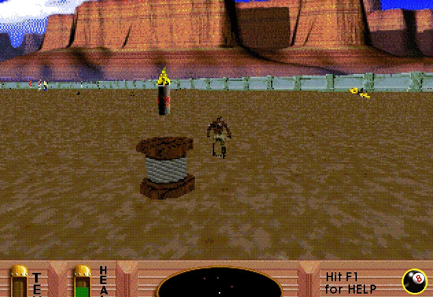 Скриншот из игры Rocket Jockey