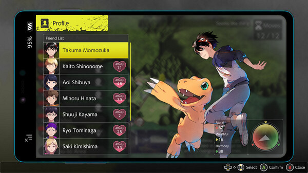 Скриншот из игры Digimon Survive