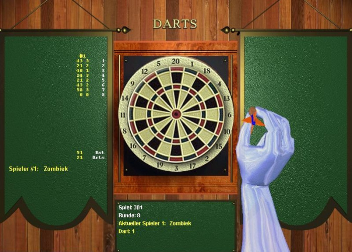 Скриншот из игры Darts