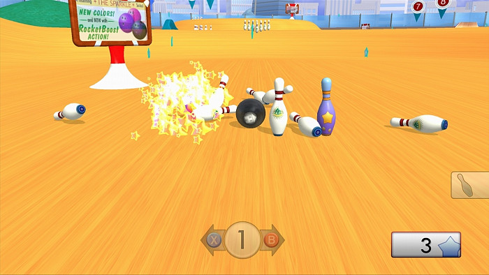 Скриншот из игры RocketBowl
