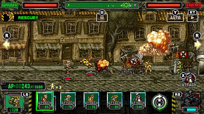 Скриншот из игры Metal Slug Attack Reloaded