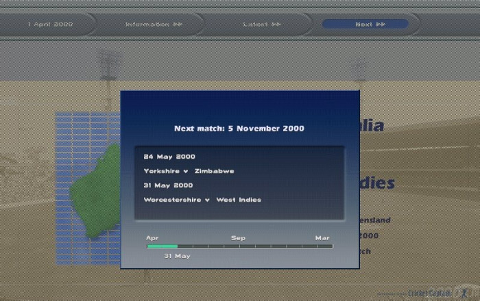 Скриншот из игры International Cricket Captain 2000