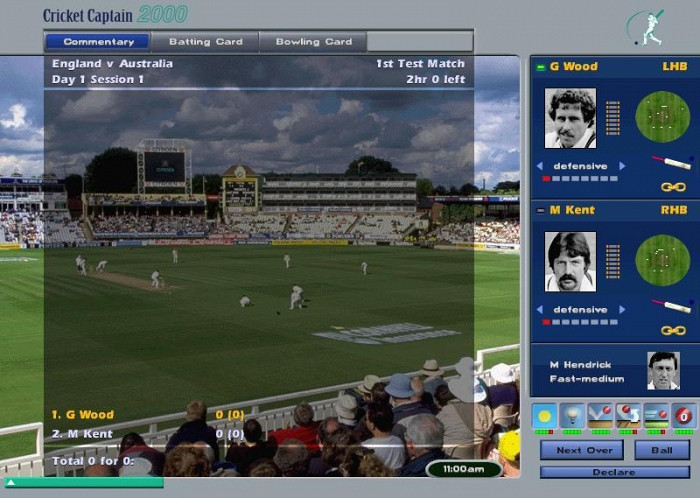 Скриншот из игры International Cricket Captain 2000