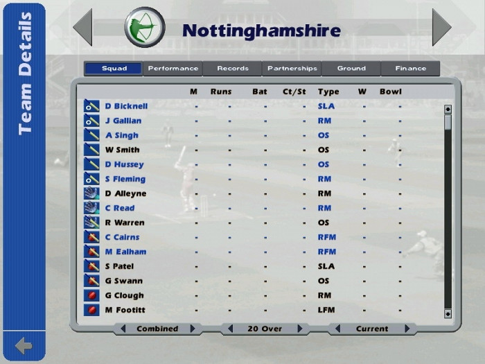 Скриншот из игры International Cricket Captain 2006