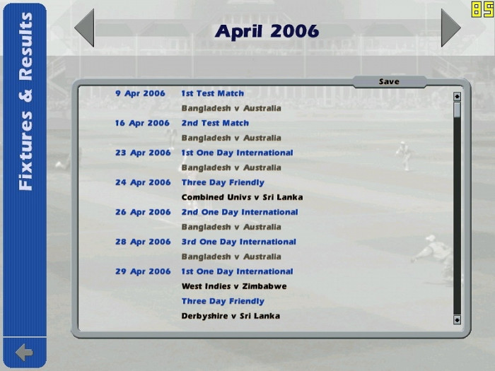 Обложка игры International Cricket Captain 2006