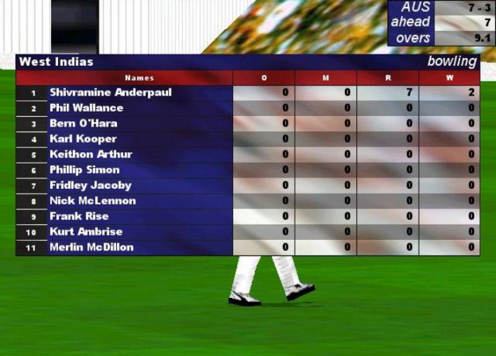 Скриншот из игры International Cricket Challenge