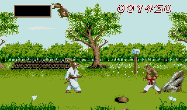 Скриншот из игры International Ninja Rabbit