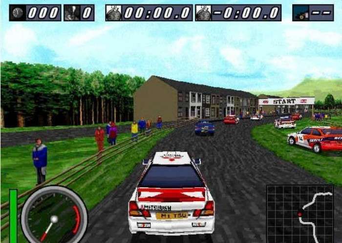 Скриншот из игры International Rally Championship