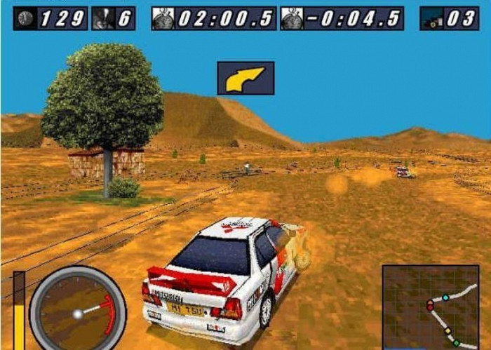 Скриншот из игры International Rally Championship