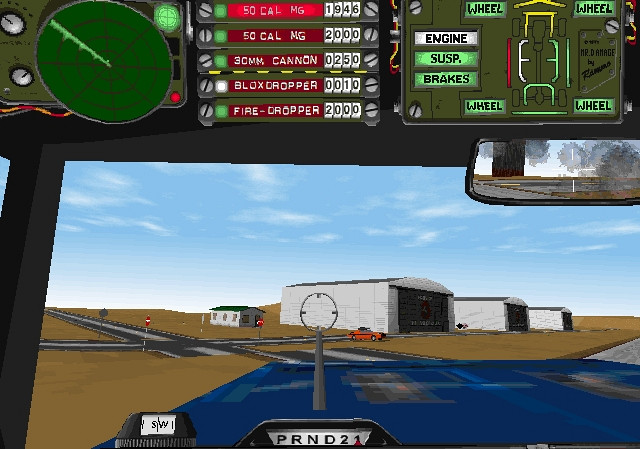 Скриншот из игры Interstate '76