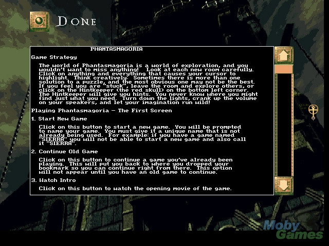 Скриншот из игры Phantasmagoria