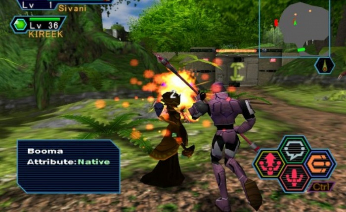 Скриншот из игры Phantasy Star Online