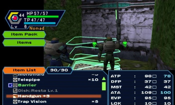 Скриншот из игры Phantasy Star Online