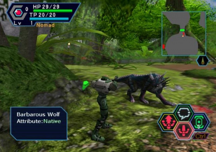 Скриншот из игры Phantasy Star Online