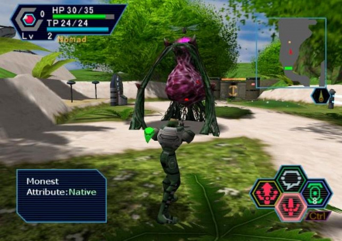 Скриншот из игры Phantasy Star Online