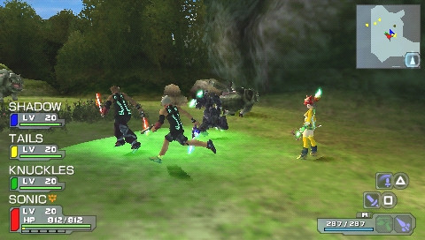 Скриншот из игры Phantasy Star Portable