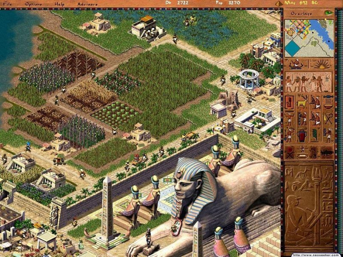 Скриншот из игры Pharaoh