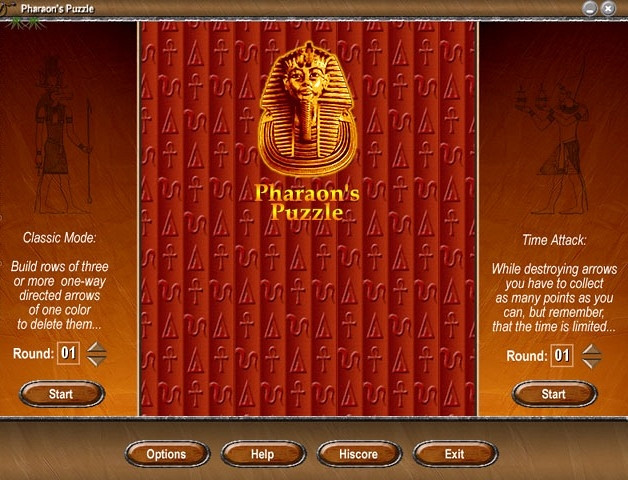 Обложка для игры Pharaohs' Puzzle
