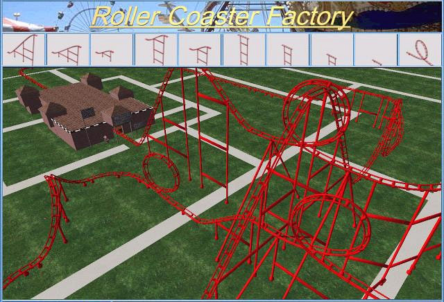 Скриншот из игры Roller Coaster Factory