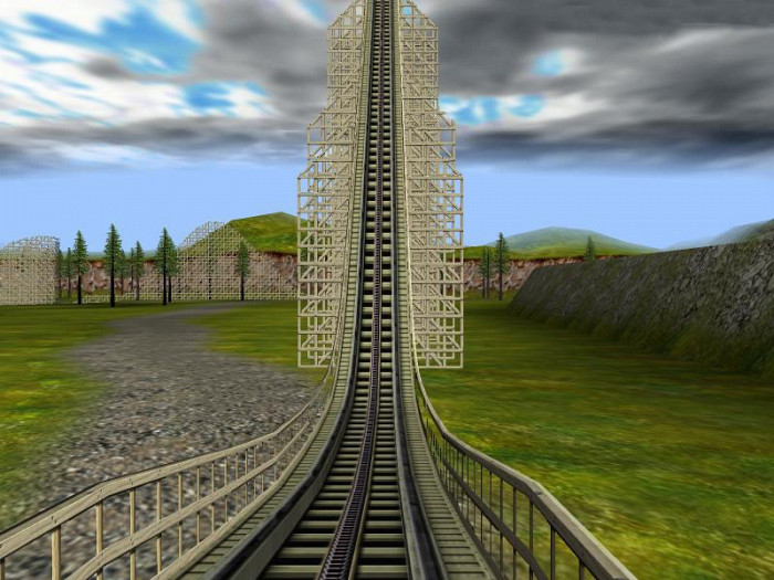 Скриншот из игры Roller Coaster Factory 2