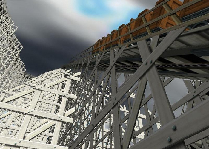 Скриншот из игры Roller Coaster Factory 3
