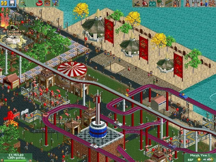 Скриншот из игры RollerCoaster Tycoon 2: Wacky Worlds