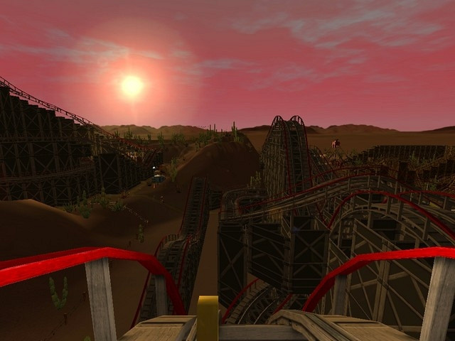 Скриншот из игры RollerCoaster Tycoon 3