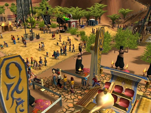 Скриншот из игры RollerCoaster Tycoon 3