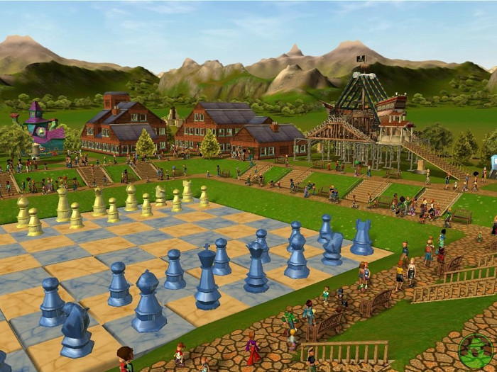 Скриншот из игры RollerCoaster Tycoon 3: Soaked!