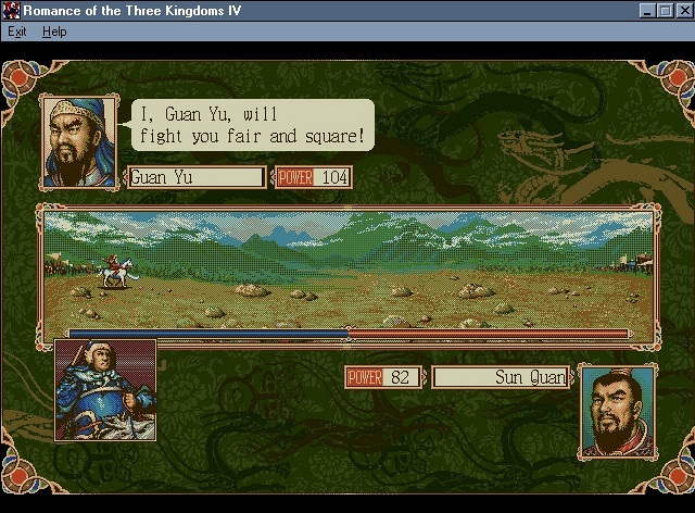 Скриншот из игры Romance of the Three Kingdoms 4