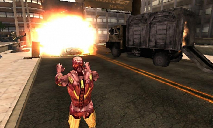 Скриншот из игры Iron Man 2