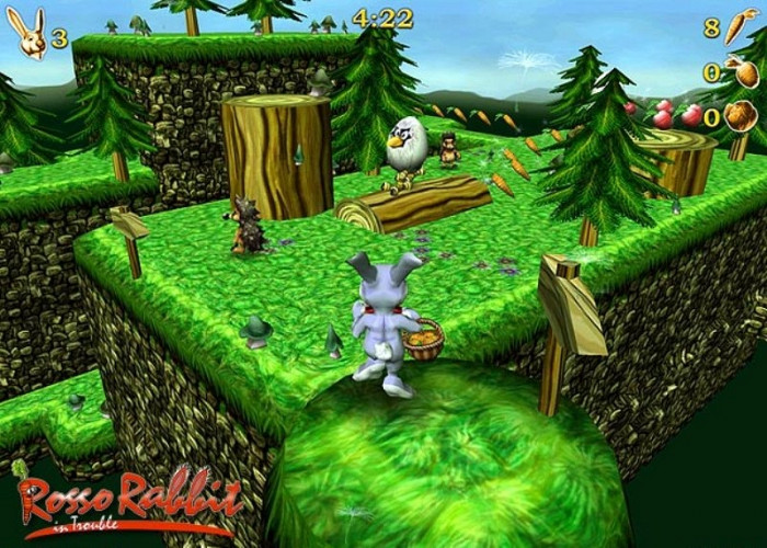 Скриншот из игры Rosso Rabbit in Trouble